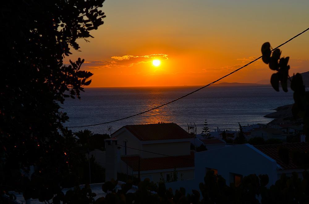 Sea And Sunset Balcony View Klio Hotel Kaap Soenion Buitenkant foto